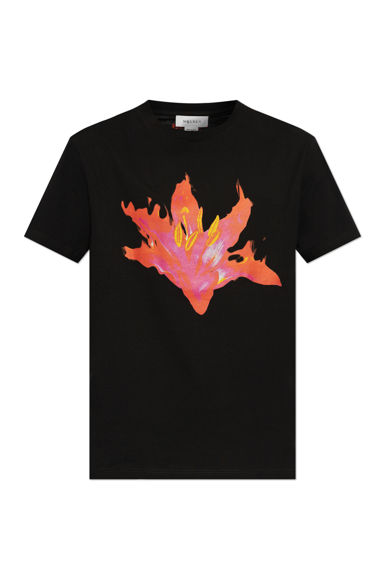 Black Printed T-shirt Alexander McQueen - Vitkac Canada